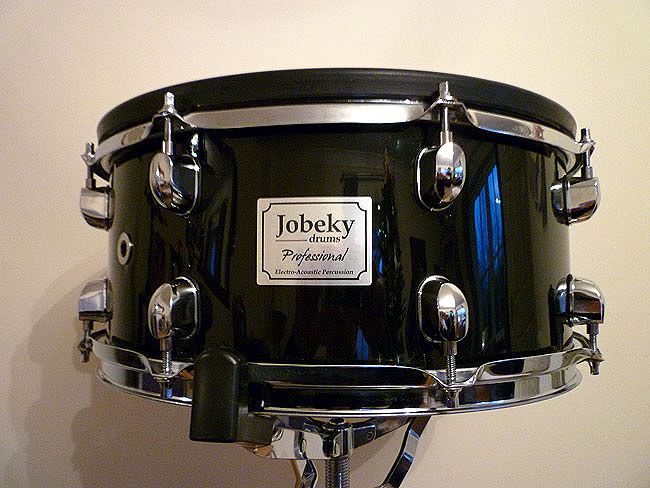 Jobeky 14inch Custom Snare Drum in Piano Black