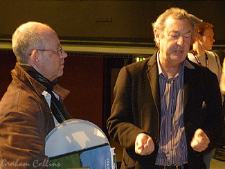 Graham Collins With Nick Mason Of Pink Floyd